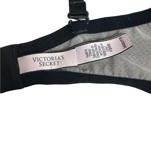 Victoria’s Secret dream angels black lace push up bra size 34DD - Picture 12 of 12